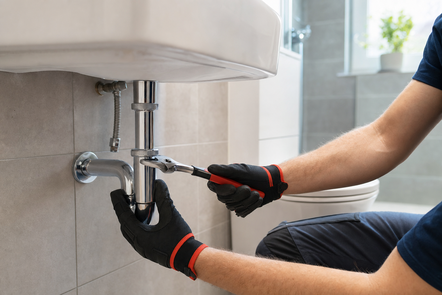 Bathroom Plumbing Hampton Hill service image